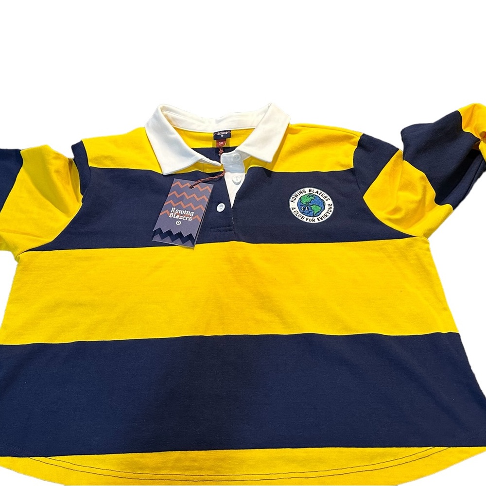 Rowing Blazers Target rugby type/style long sleeved shirt‎ vibrant colors! - Picture 5 of 12